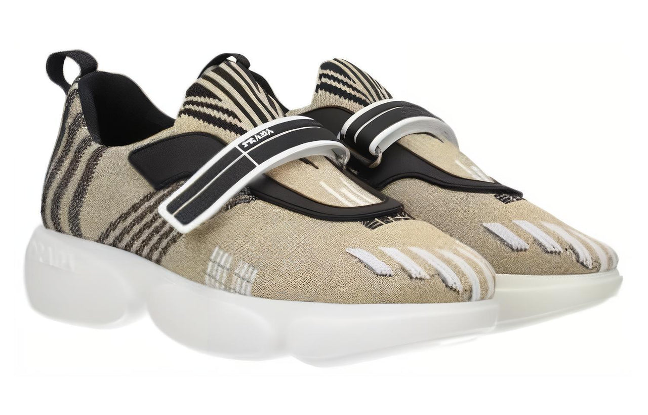 PRADA Cloudbust Low-Top Casual Shoes Women's Yellow Black