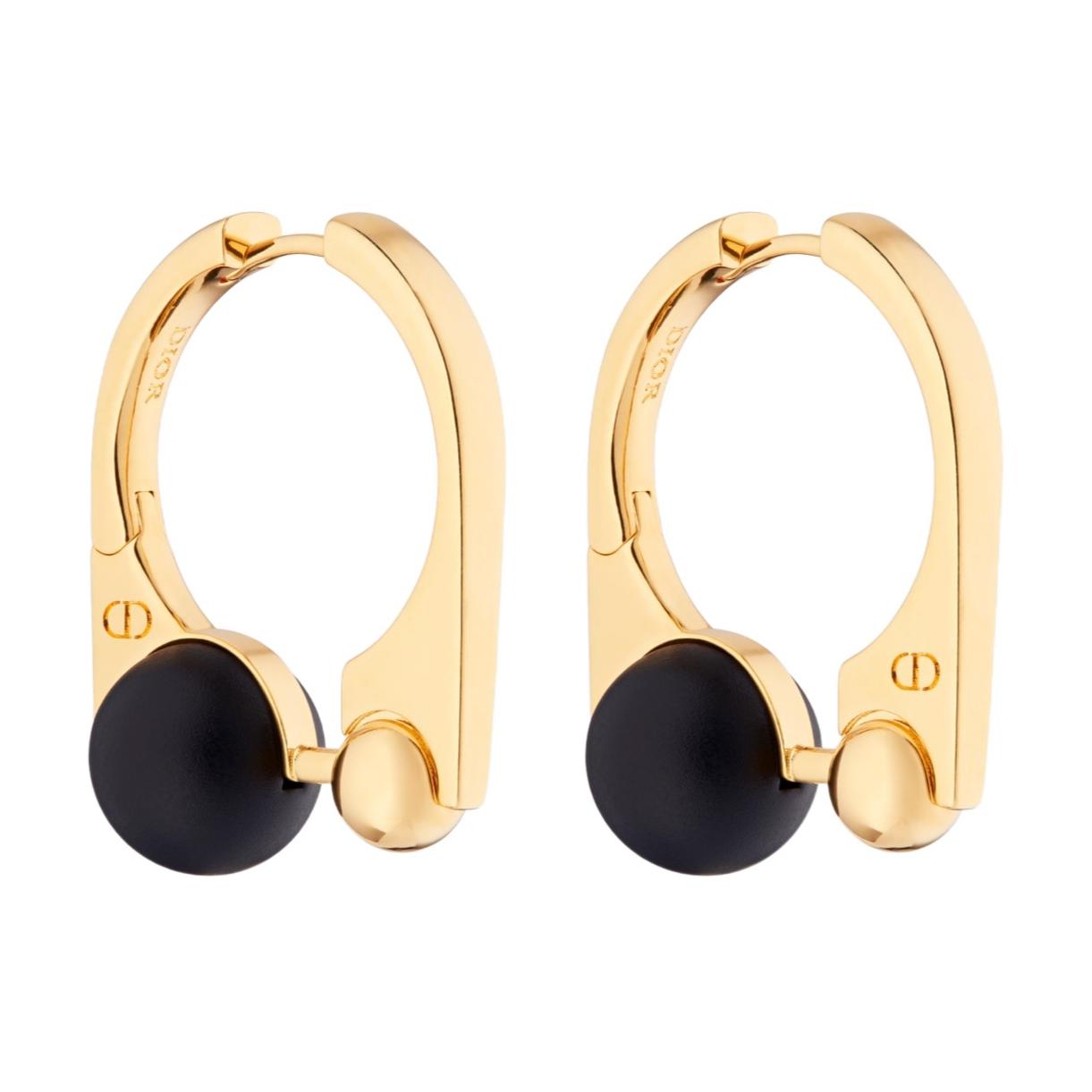 DIOR Metal Earrings Women's Gold