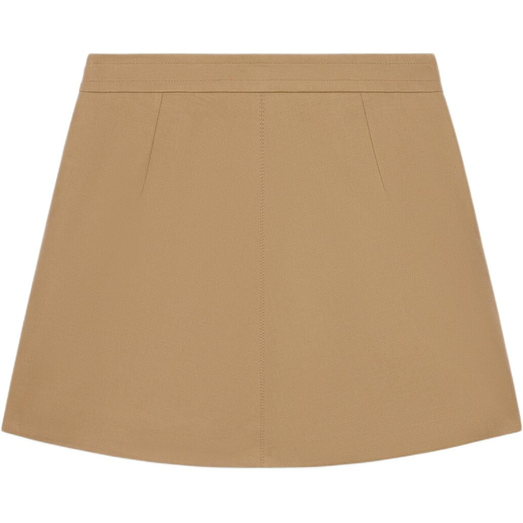 CELINE Casual Short Skirts Women's Camel