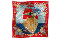 HERMES Silk Scarves Women's Multicolor