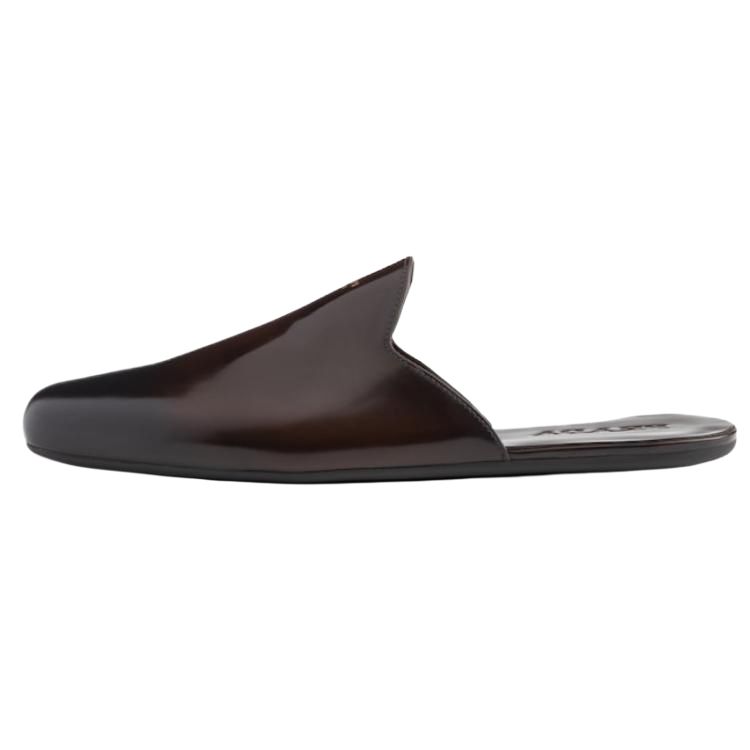 PRADA Closed Toe Slippers Men's Umber