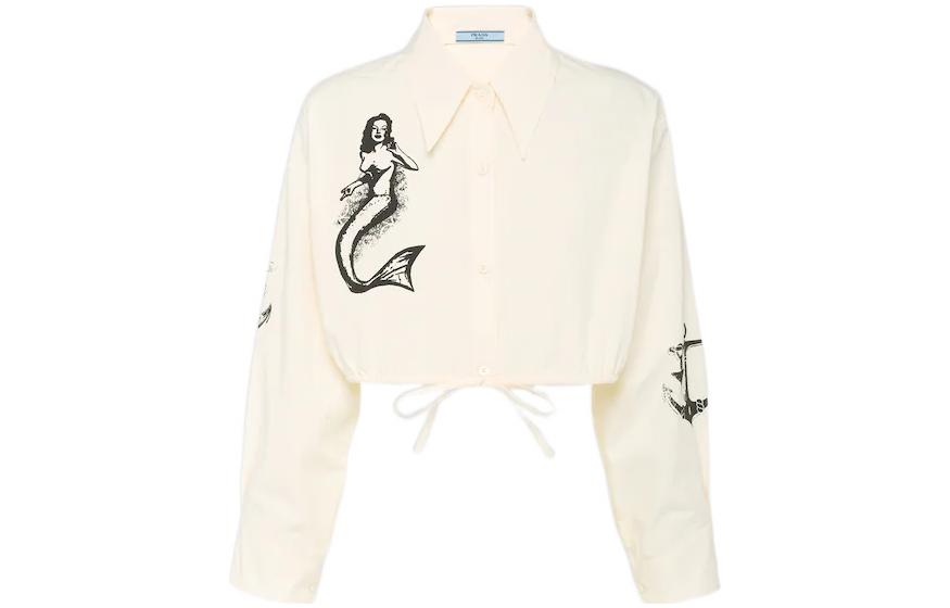PRADA Crop Tops Women's Yellow