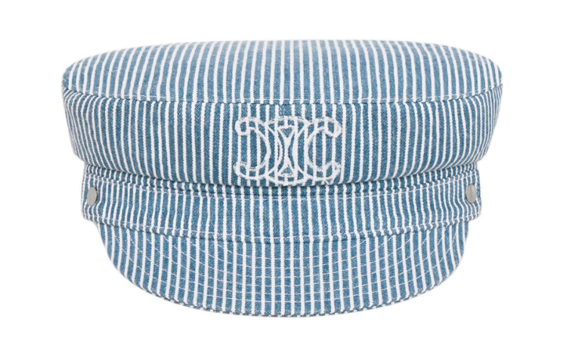 CELINE Cotton Berets Women's Blue