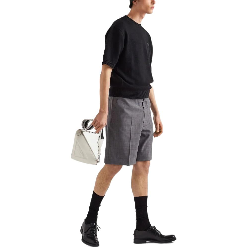 PRADA Casual Shorts Men Light Gray
