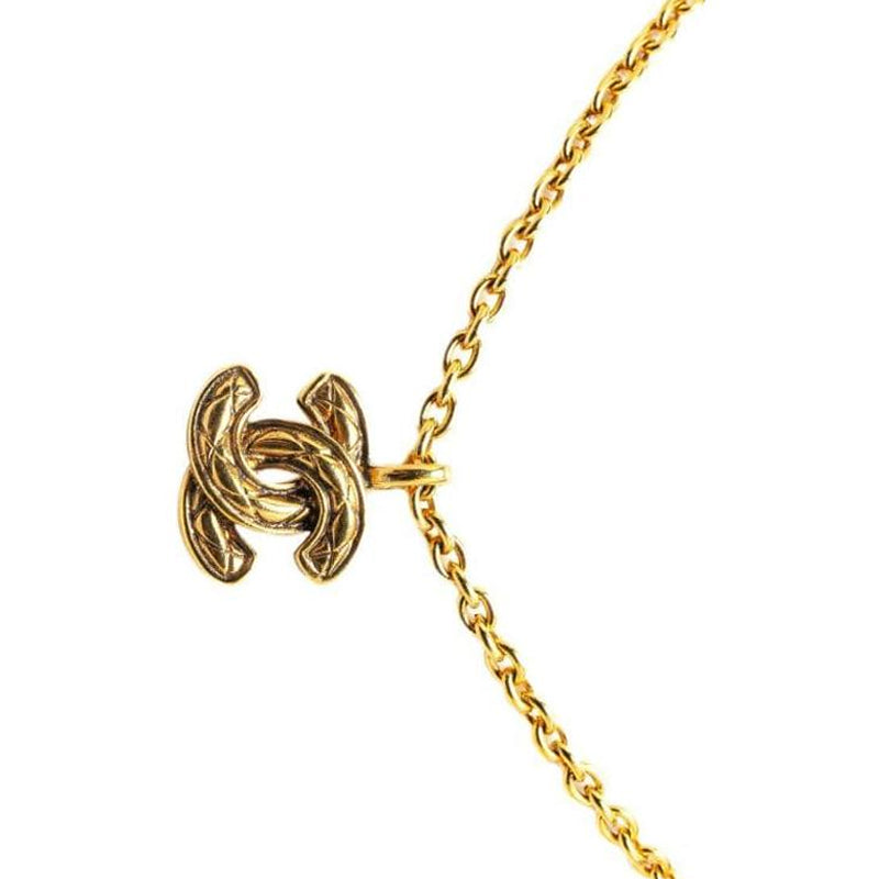 CHANEL 1986 1988 Cc Necklace
