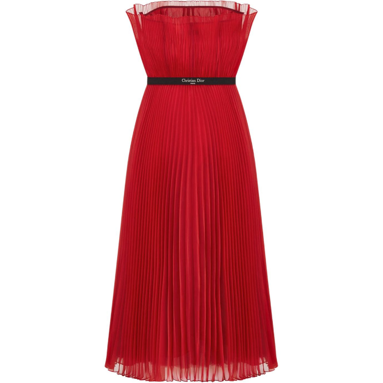 DIOR Sleeveless Dress Women's Red