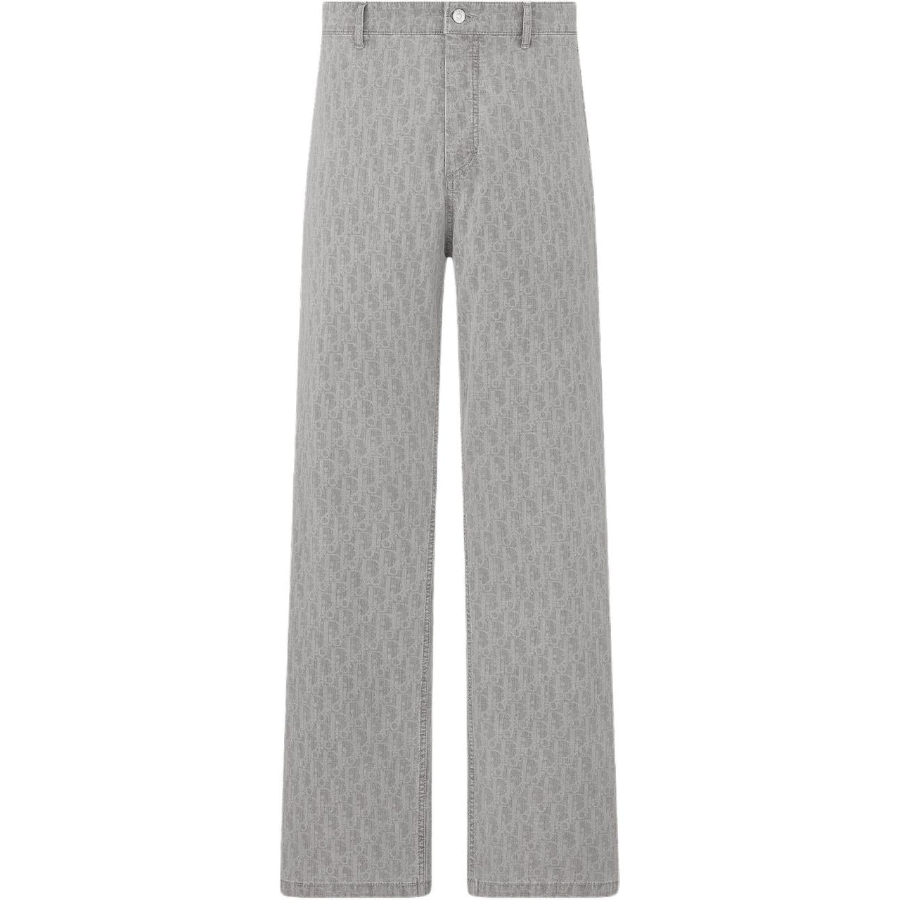 DIOR Monogrammed Straight Leg Jeans