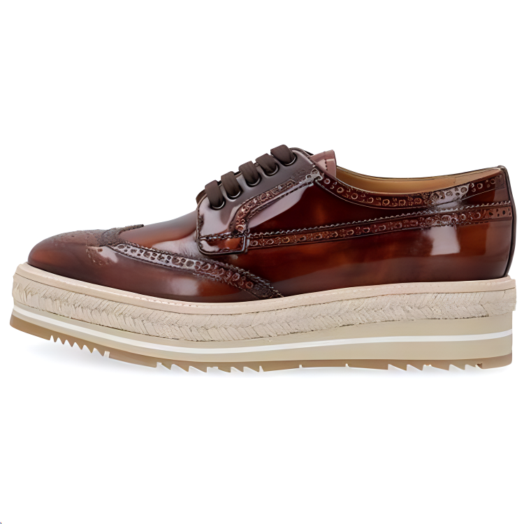 PRADA Casual Single Shoes Women's Brown