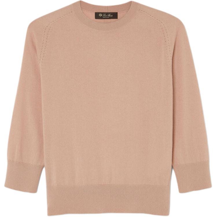Loro Piana Cashmere Sweater Women's Feather Pink