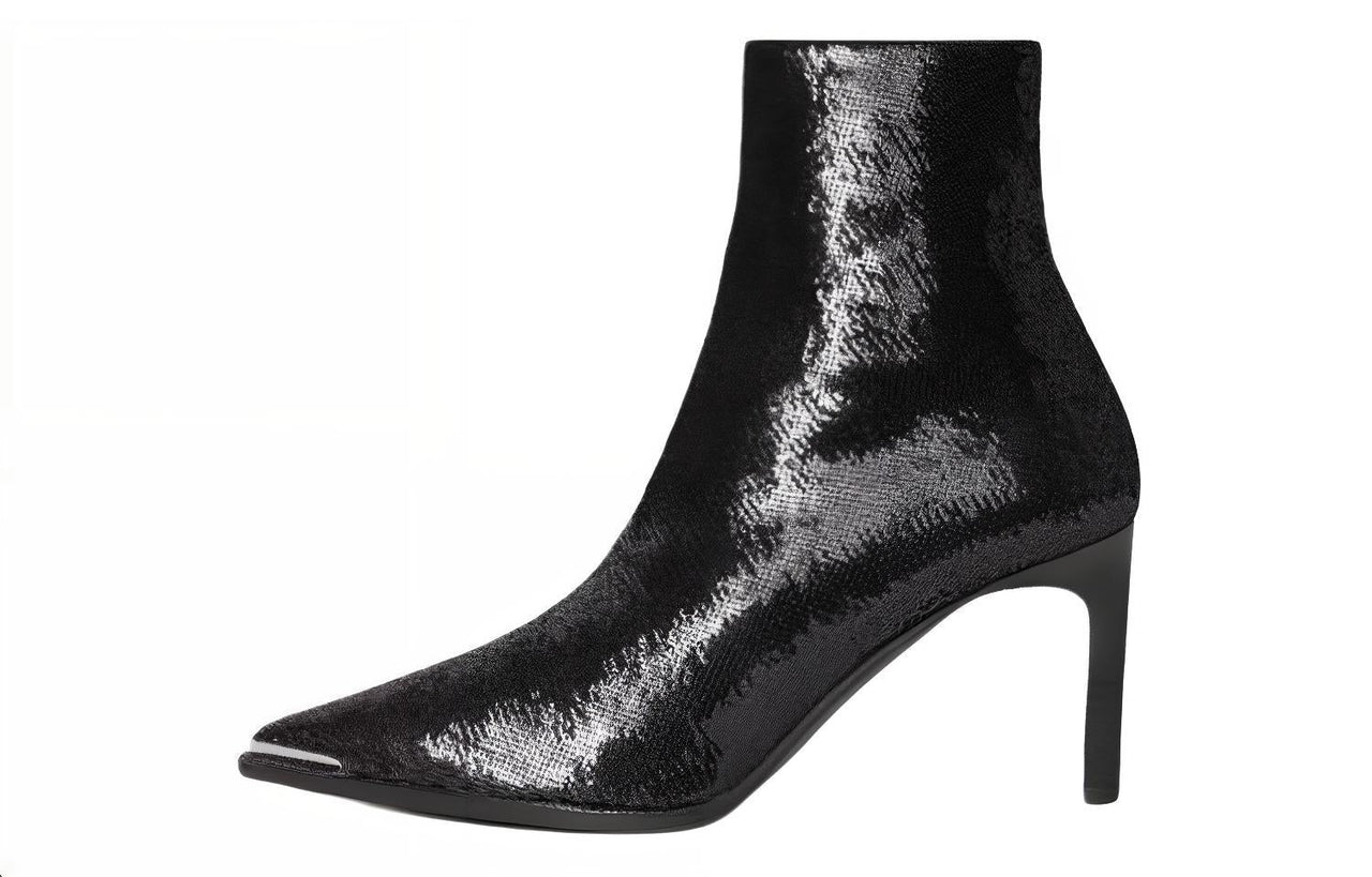 CELINE Ankle Boots 8cm Women's Black