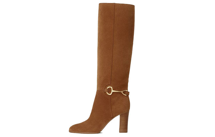 CELINE Claude Knee-high Boots Women's Brown