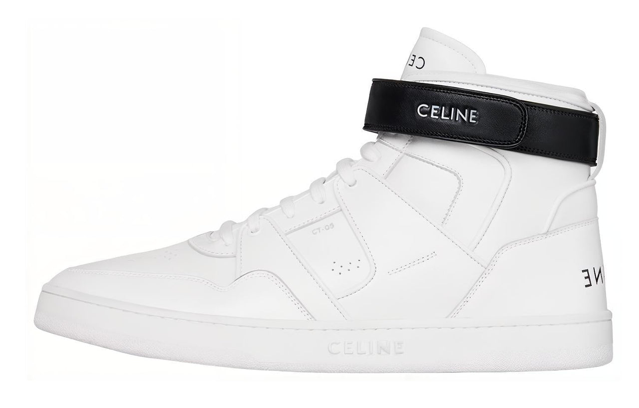 CELINE Ct-05 Stylish Skateboarding Shoes Men's White