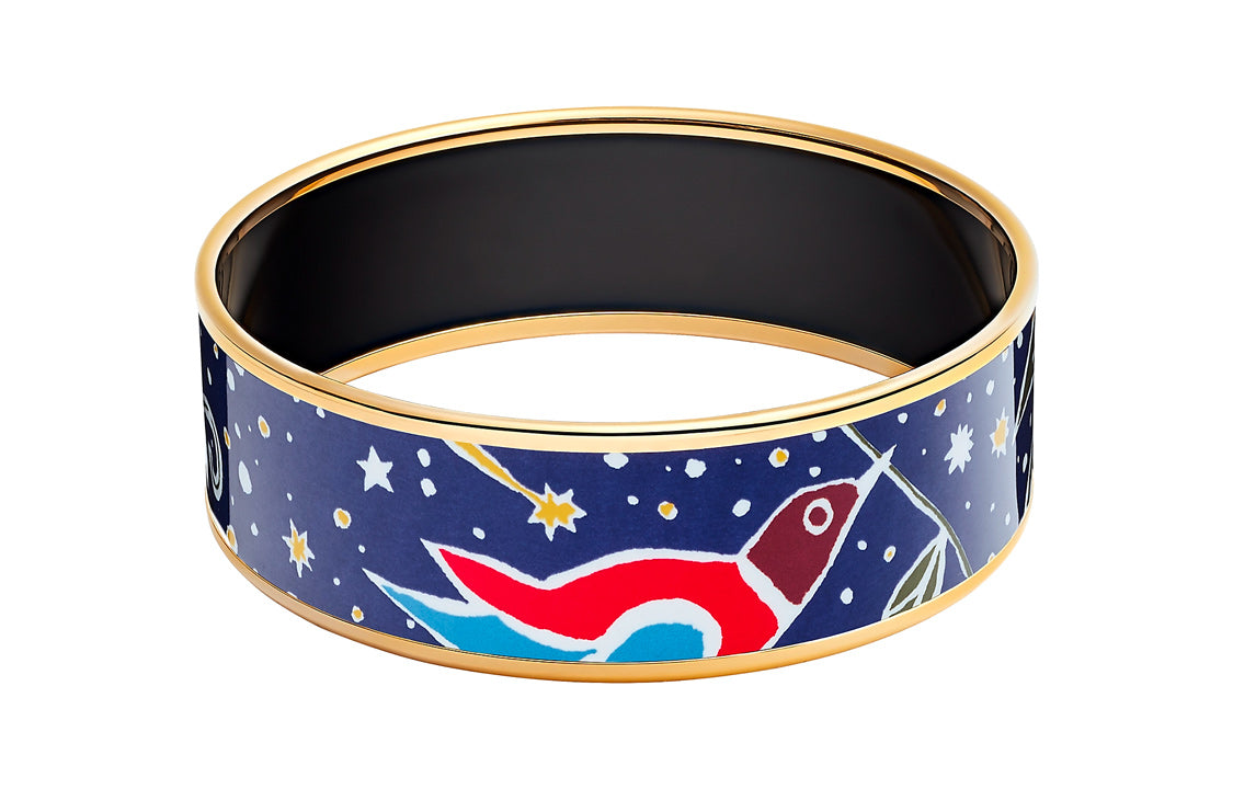 HERMES Bangles Women's Dark Blue
