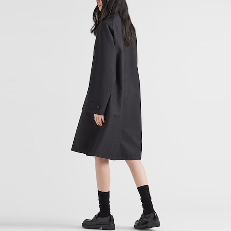 PRADA Coats Women's Coal Gray