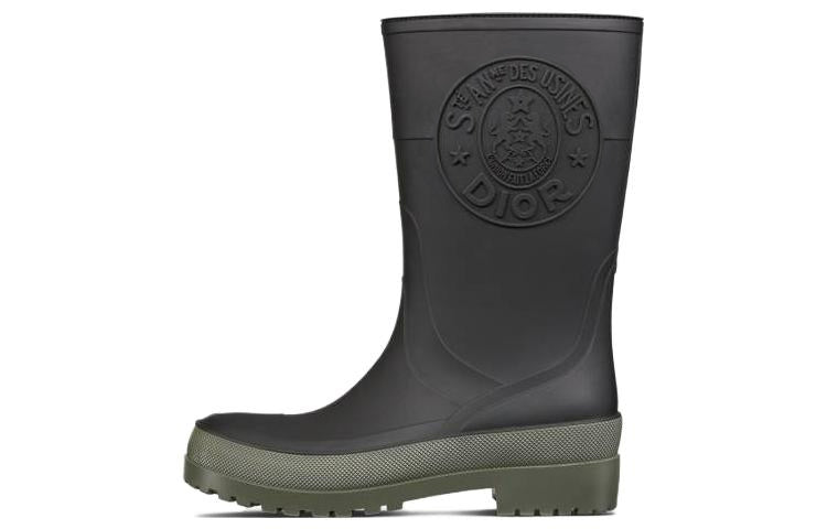 DIOR Diorunion Fashion Ankle Boots Women's Black