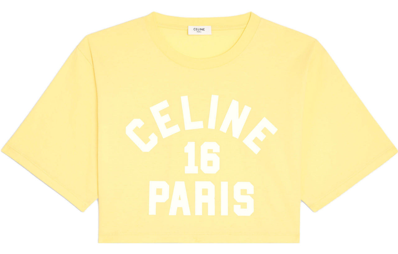 CELINE Crop Tops Women's Yellow