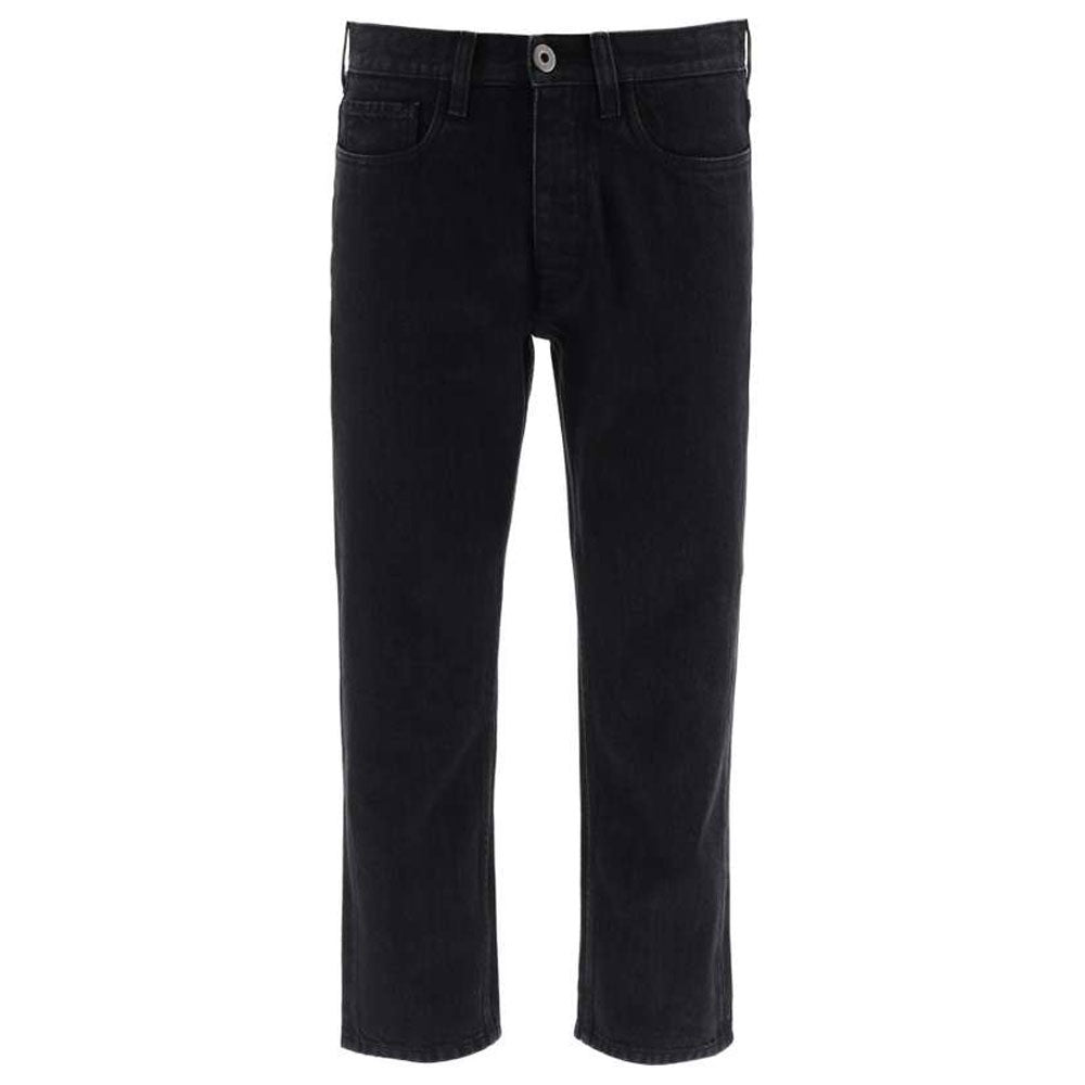 PRADA Denim Trousers Men's Black