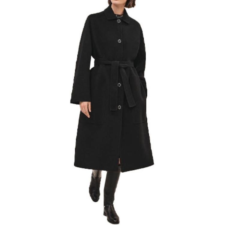 HERMES SS23 Coats Women's Black