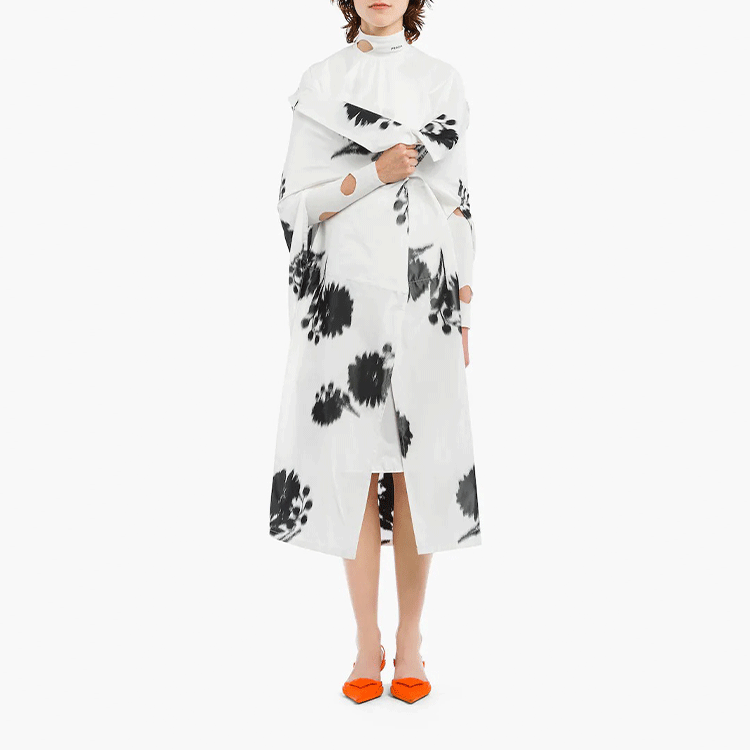 PRADA Cloaks Women's White
