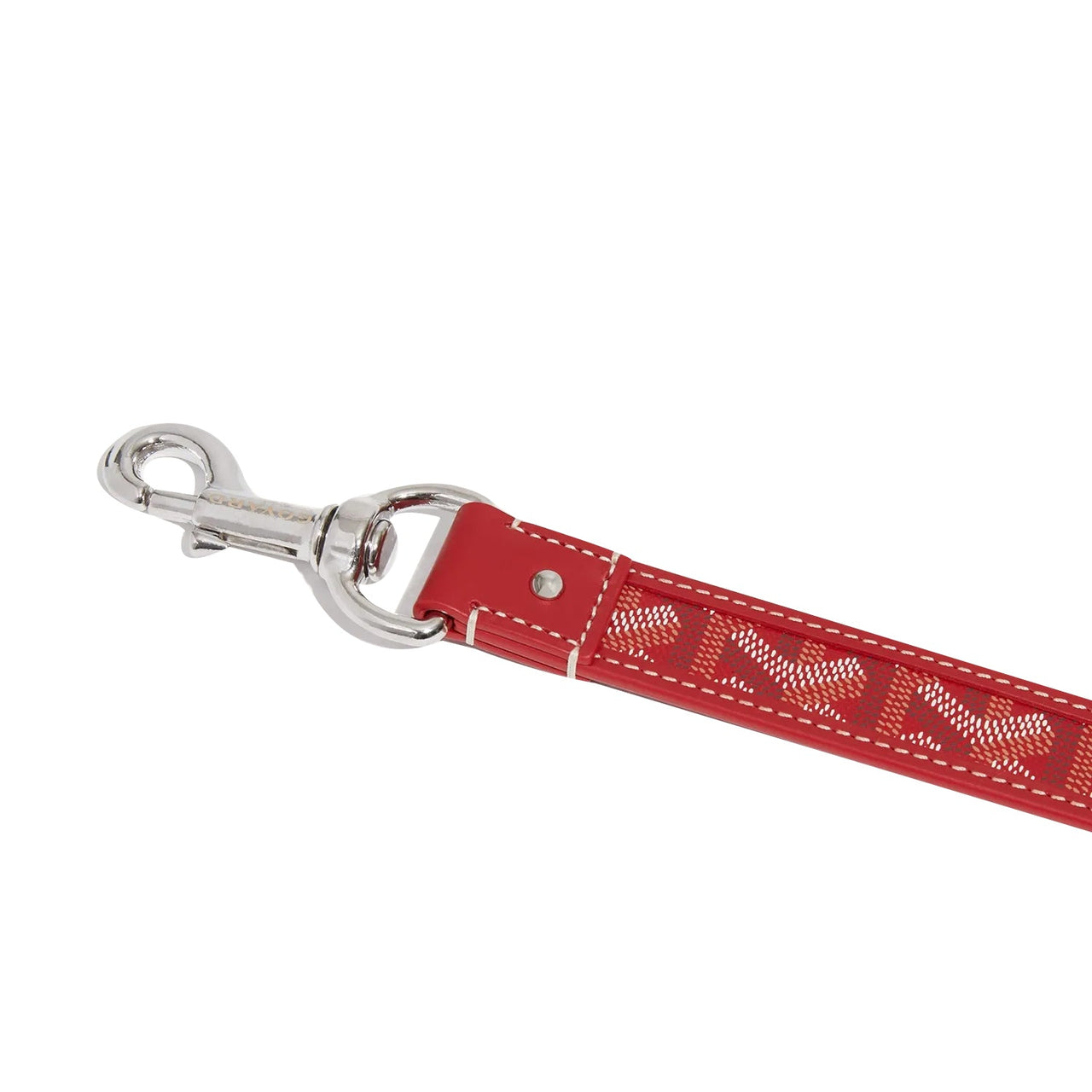 GOYARD Goyardine Canvas With Vauzelles Calfskin Dog's Teeth Bag Straps Unisex Red
