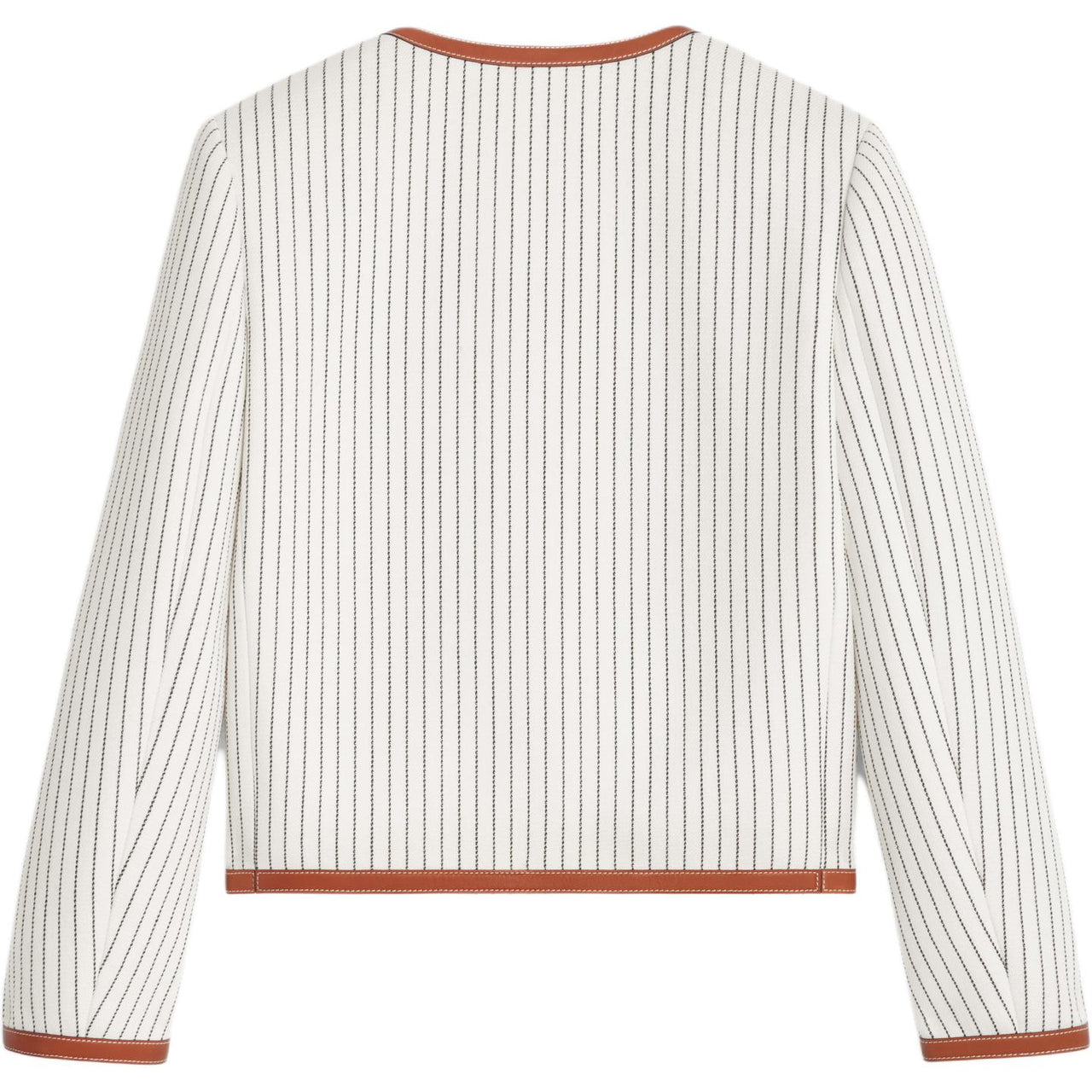 CELINE Chelsea Jacket In Striped Wool