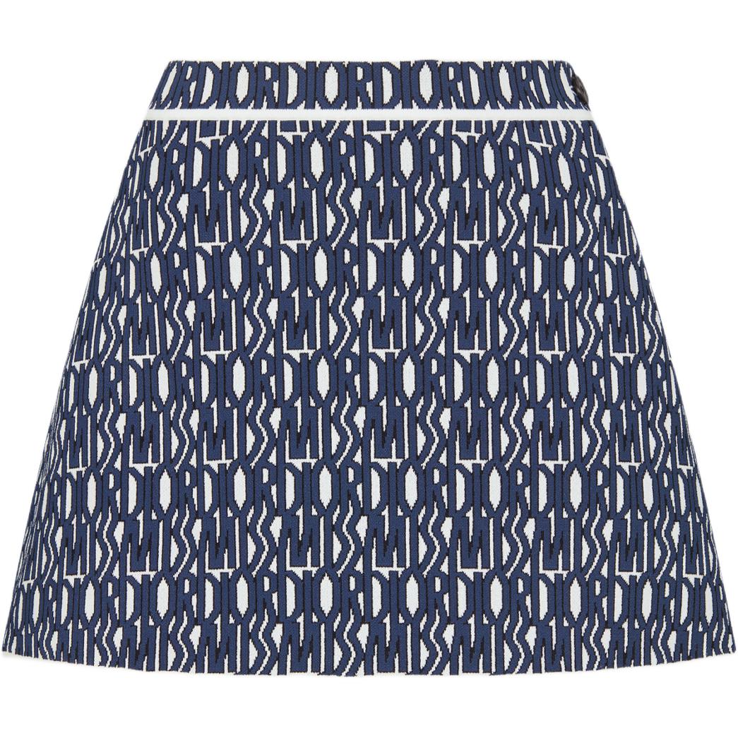DIOR Casual Short Skirts Women's Marine Blue