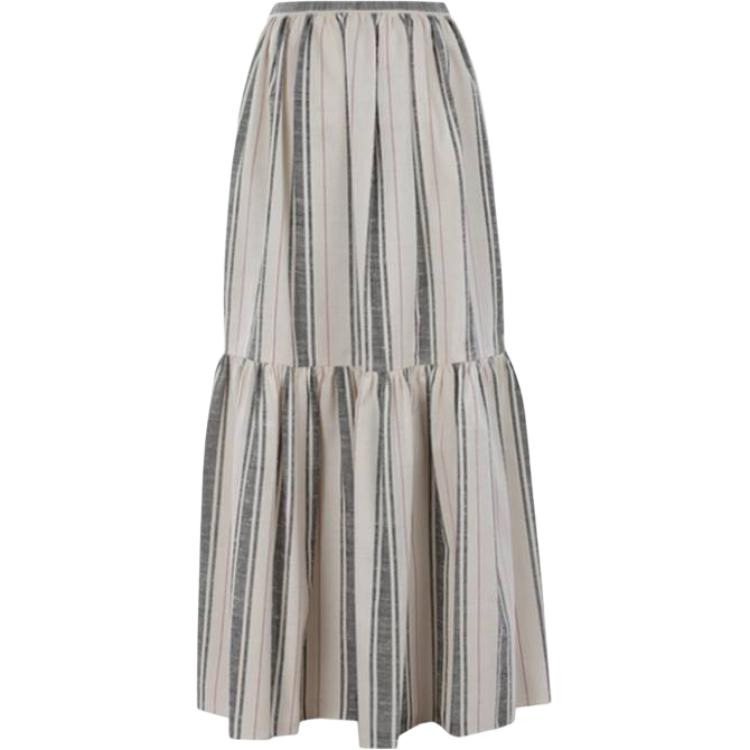 DIOR Casual Long Skirts Women's Gray