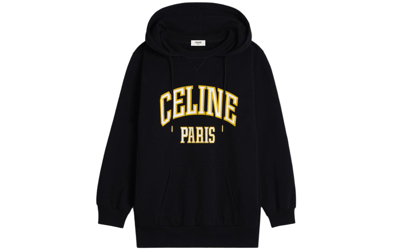 CELINE Oversized Hoodie In Cotton Fleece