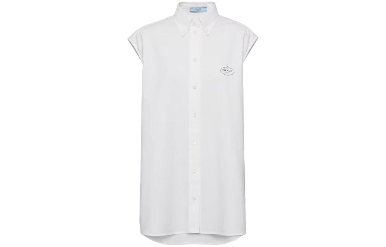 PRADA Button Up Sleeveless Shirt