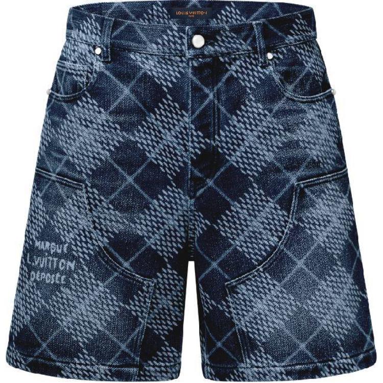 LOUIS VUITTON Denim Carpenter Shorts