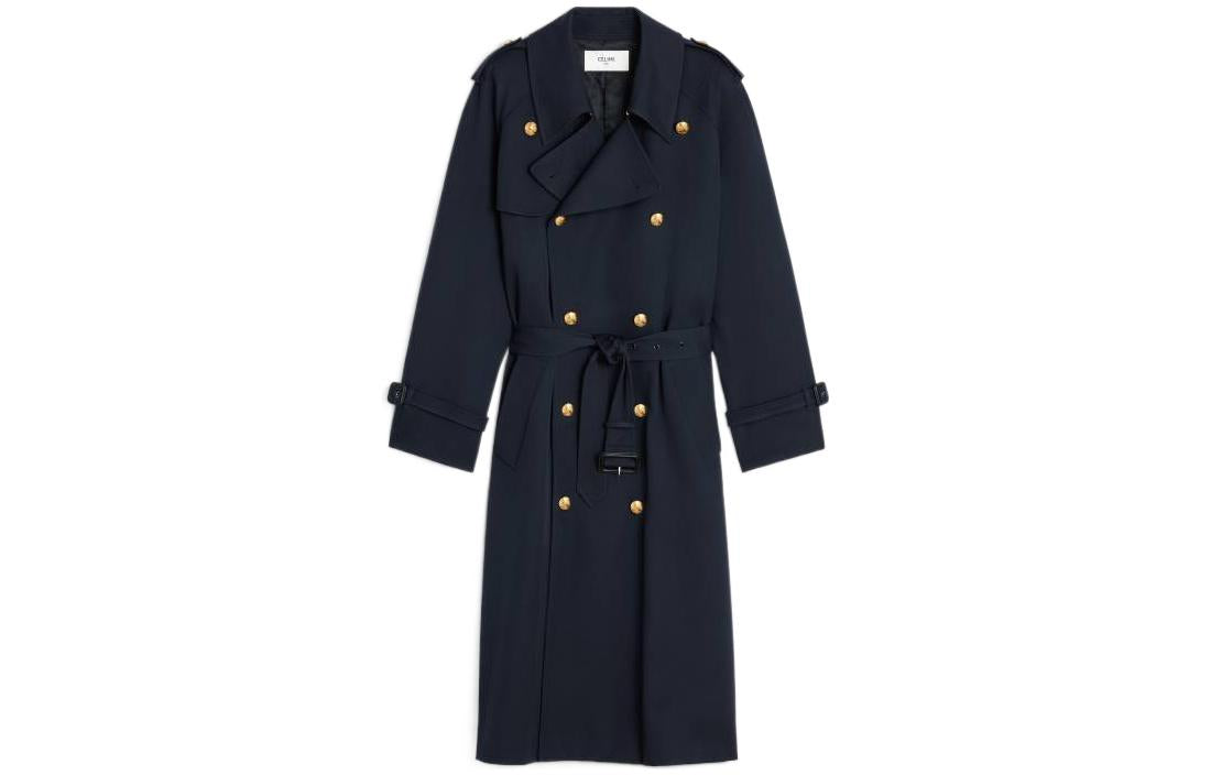 CELINE Coats Women's Blue