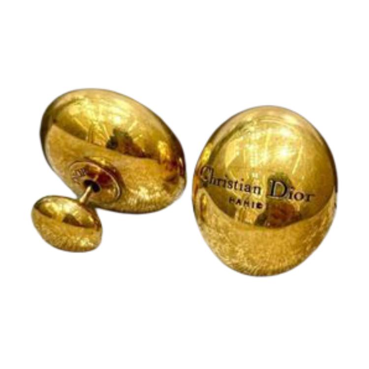 DIOR Metal Earrings Women's Gold