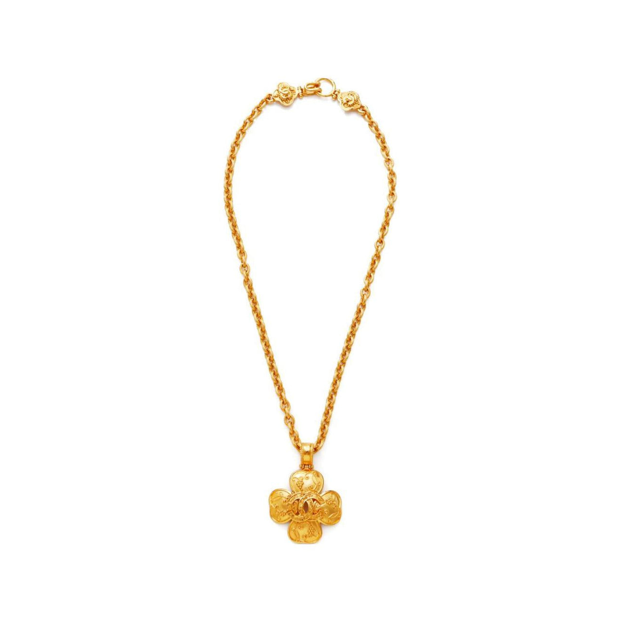 CHANEL 1996 Clover Necklace