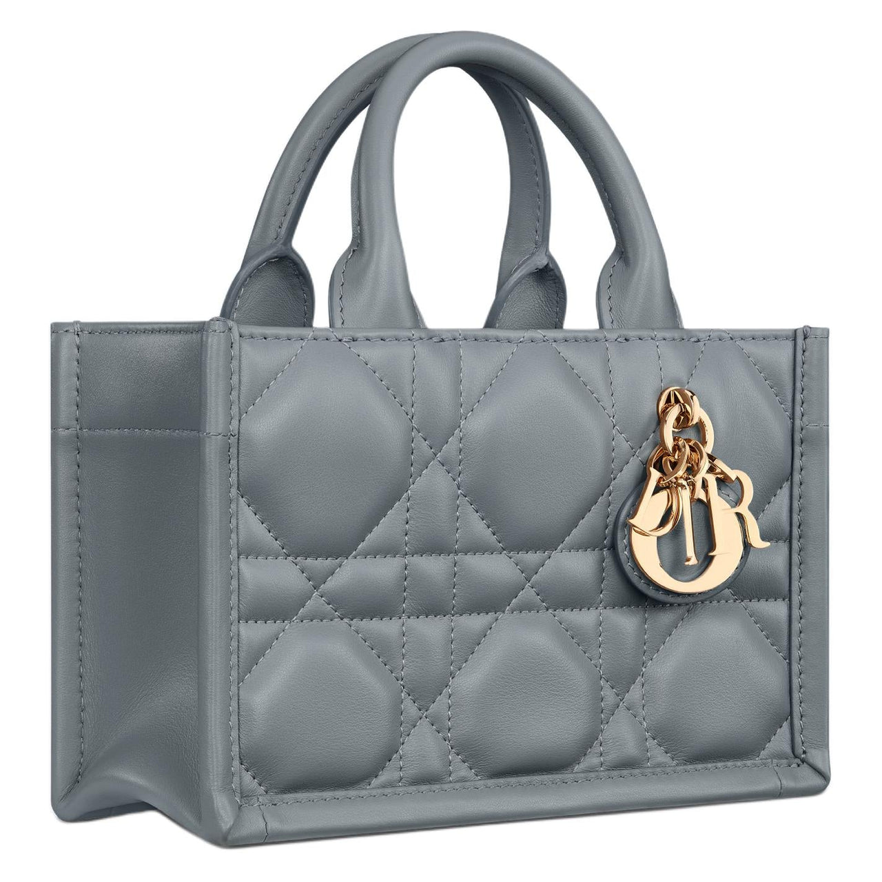 DIOR BookTote Calfskin Tote Bag, Shopping Bag, Shoulder Bag, Crossbody Bag, Handbag Mini Women's Cloud Blue