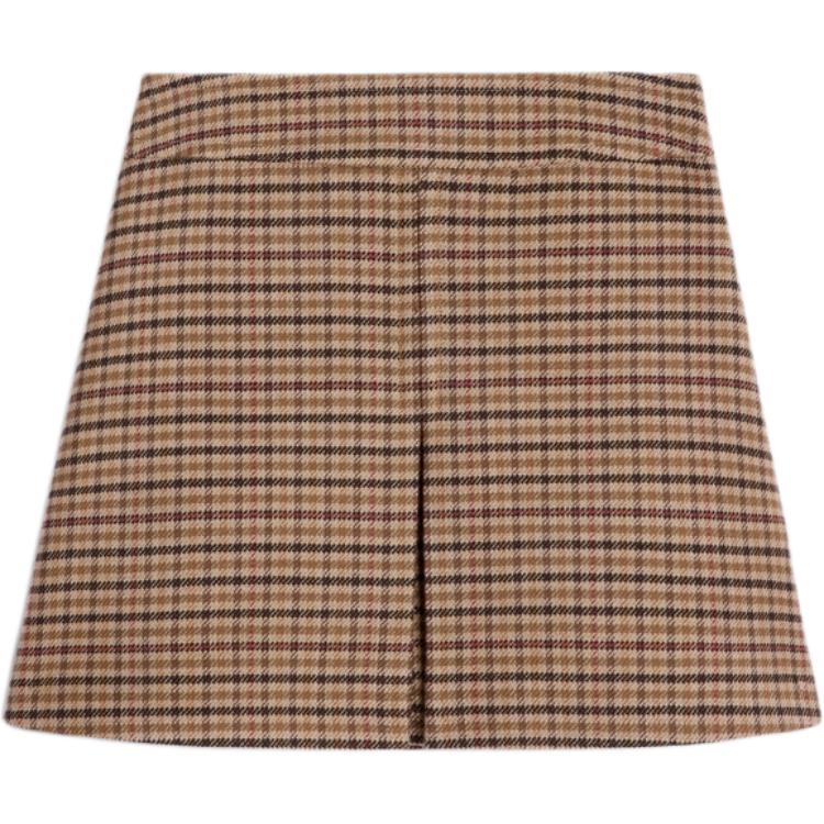 CELINE FW24 Casual Short Skirts Women's Beige Black