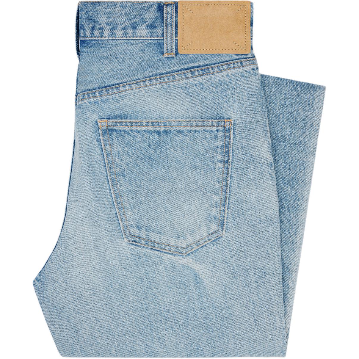 CELINE Tess Jeans In Blue Eclipse Wash Denim