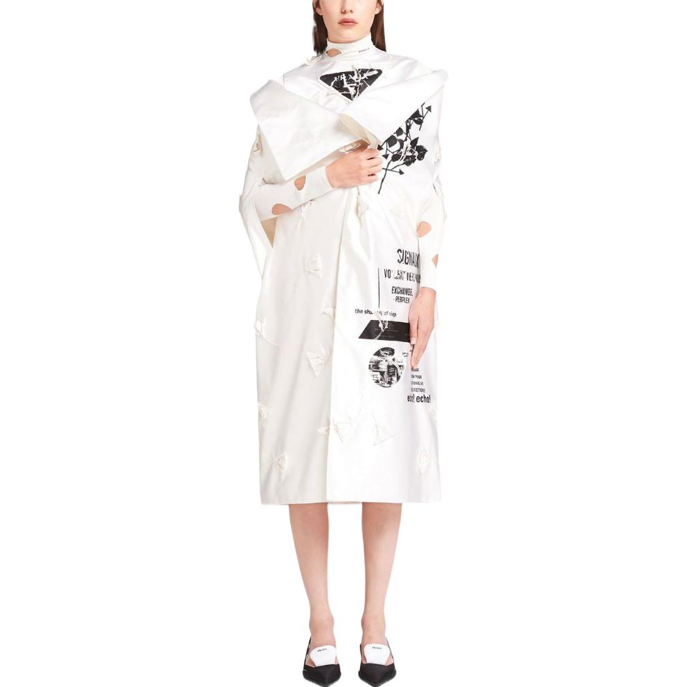 PRADA Cloaks Women's White