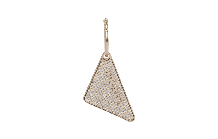 PRADA Earrings Women's Silver