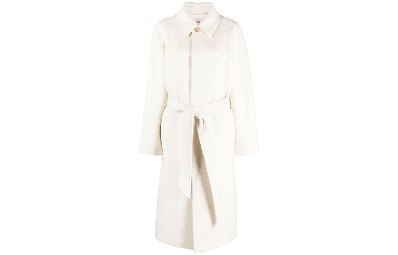 CELINE Coats Women's White