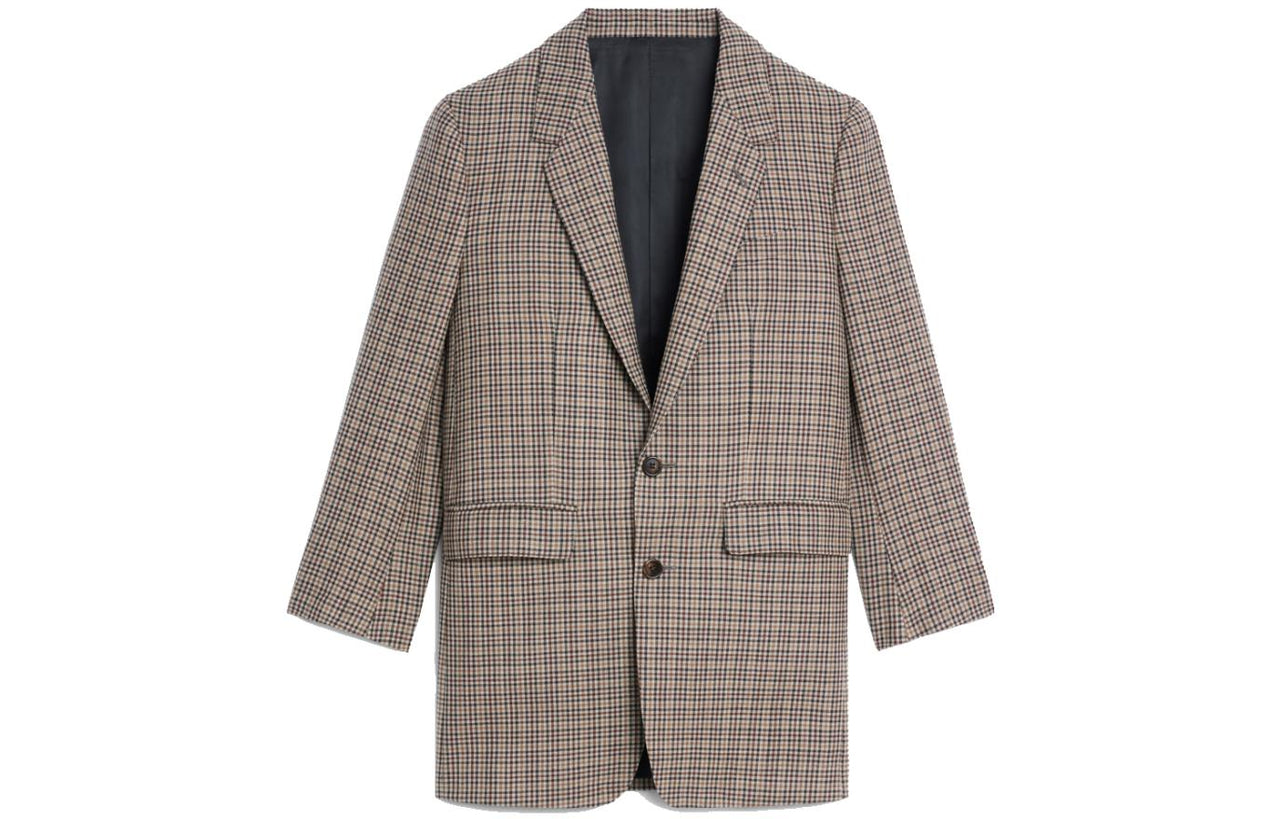 CELINE Business Suits Coats Women's Beige