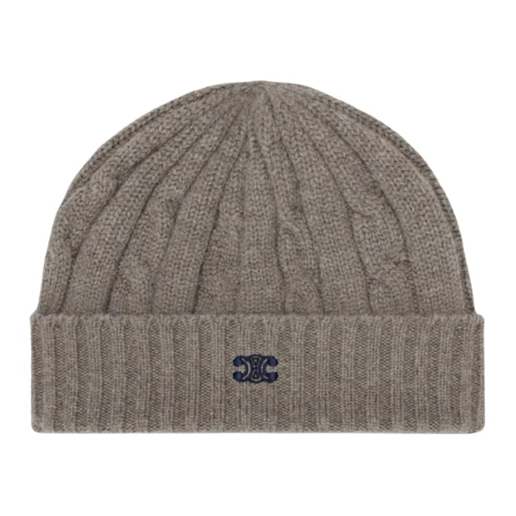 CELINE Cashmere Beanies Men's Brown