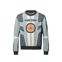 LOUIS VUITTON Quilted Cotton Blend Crewneck