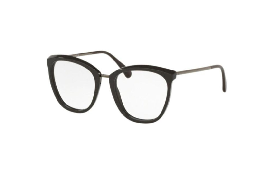 CHANEL - Irregular Shape Eyeglass Frames Women's Black