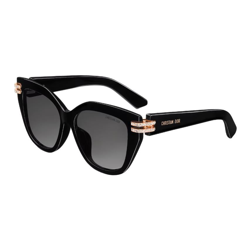 DIOR Acetate Metal Butterfly Sunglasses Women's Black