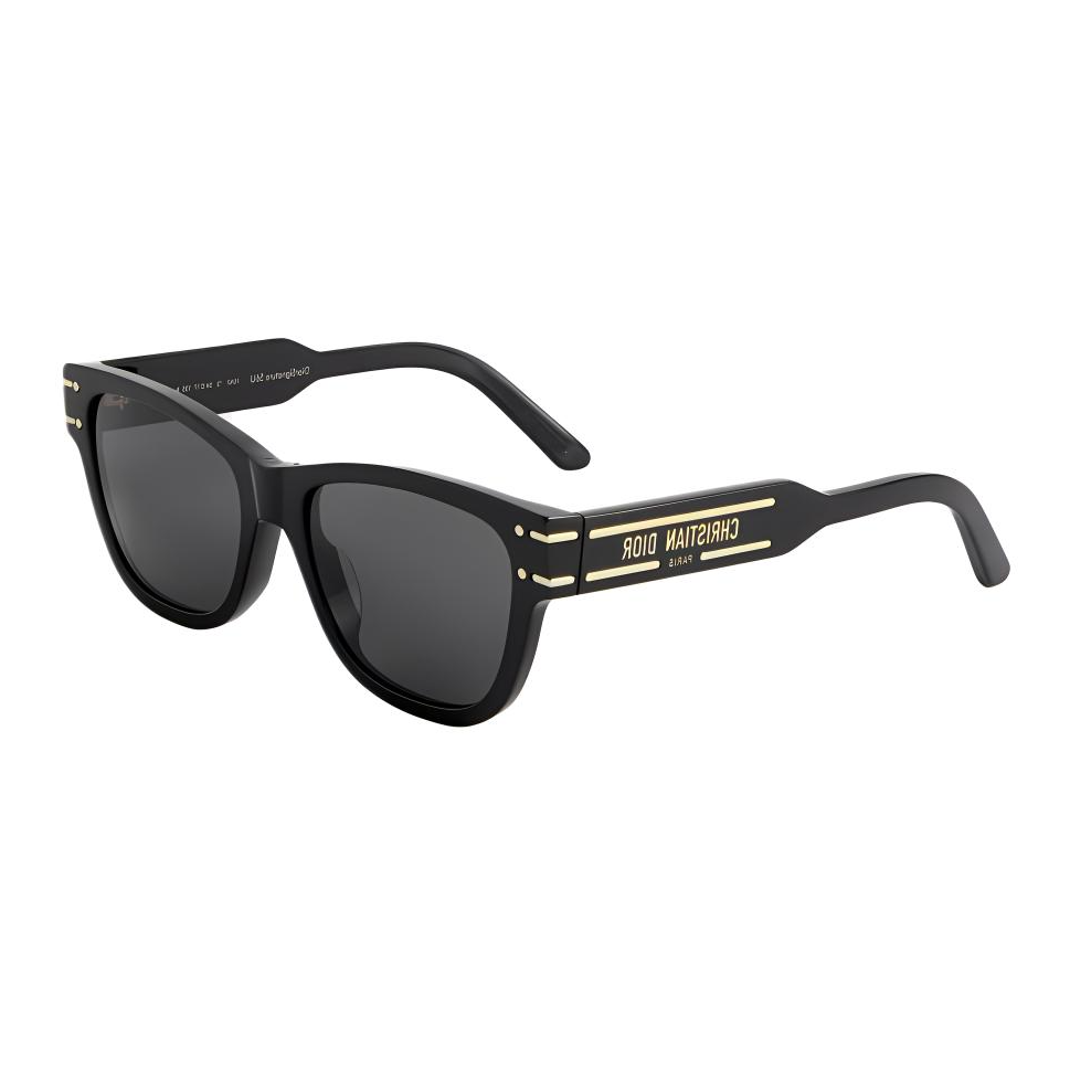 DIOR Acetate Square Sunglasses Women's Black