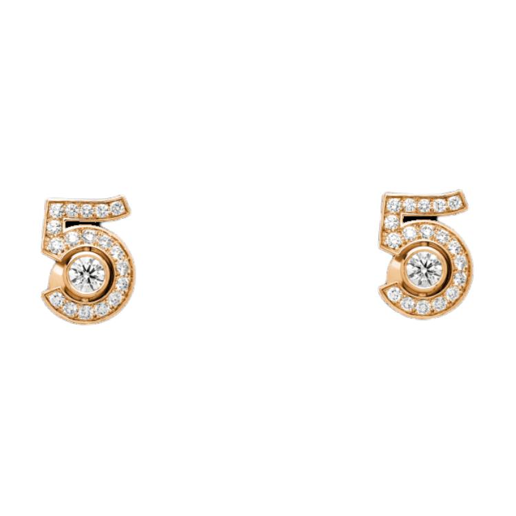 CHANEL 18K Gold Earrings Women's Gold