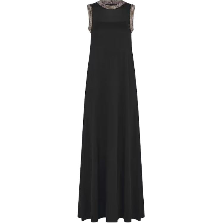 DIOR Sleeveless Dress Women's Black