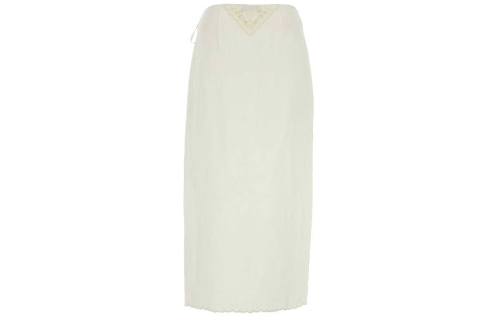 PRADA Casual Short Skirts Women's White