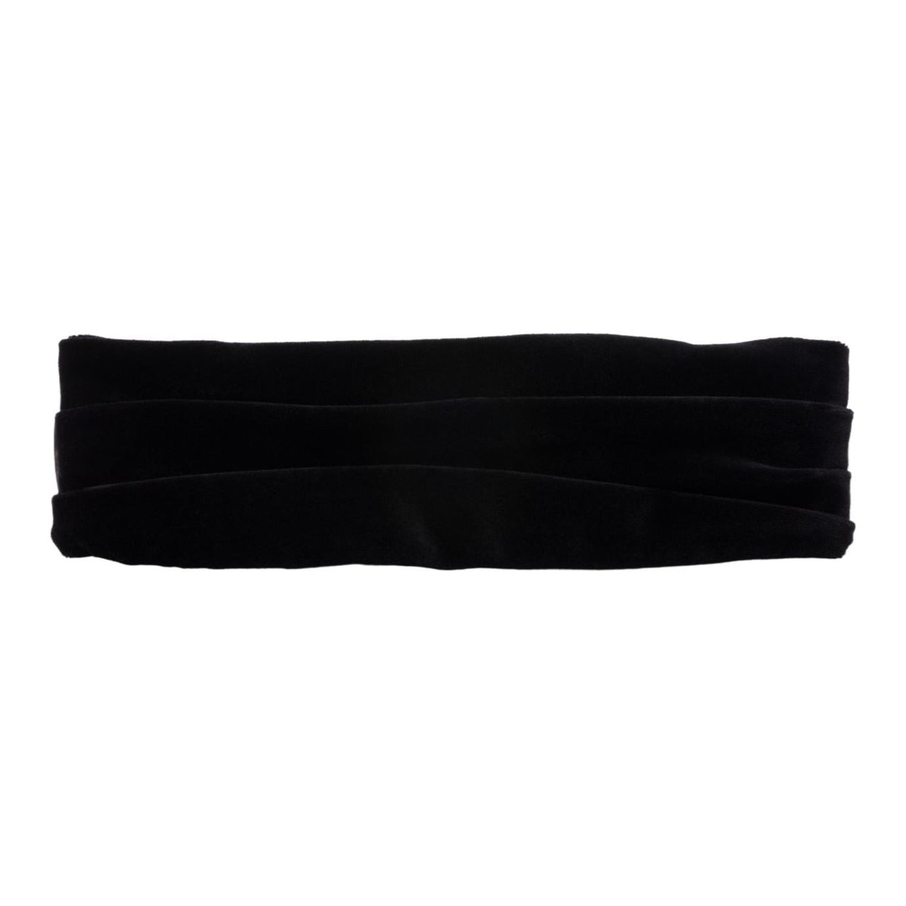 PRADA Cupro Hair Bands Women's Black