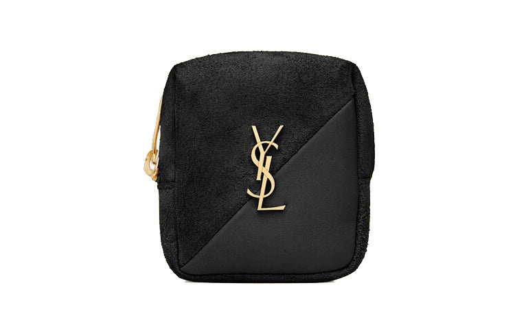 SAINT LAURENT Jamie Lambskin Coin Purse Women's Black